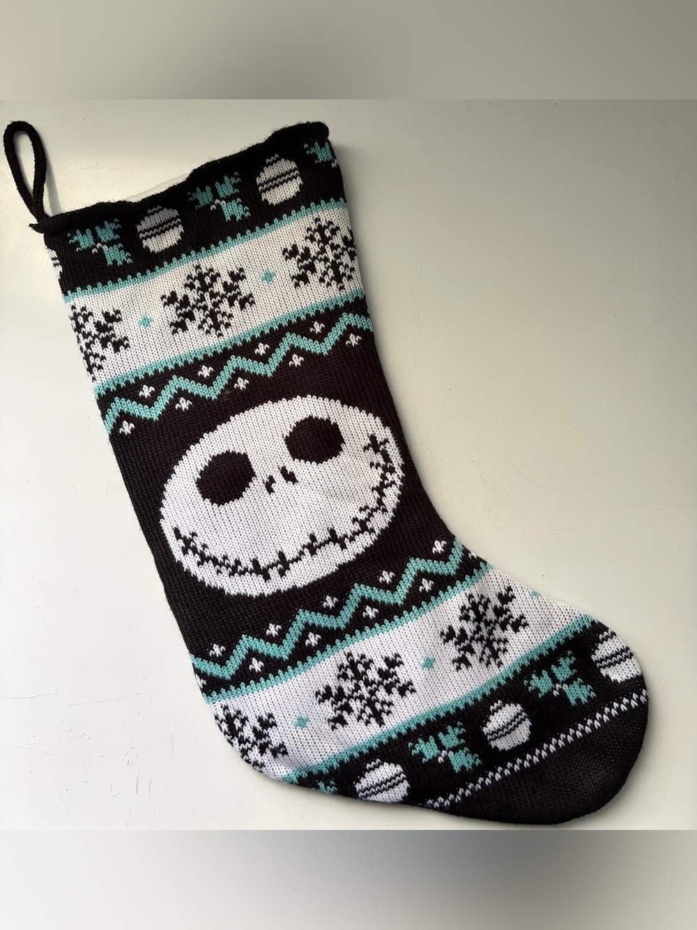 The Nightmare Before Christmas Knit Stocking